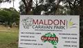 Kui Parks, Maldon Caravan Park, Signage