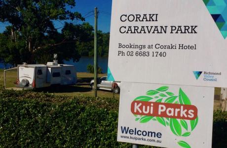 Kui Parks, Coraki Riverside Caravan Park, Caravan Park