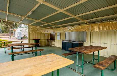 Kui Parks, Melrose Caravan & Tourist Park, Camp Kitchen