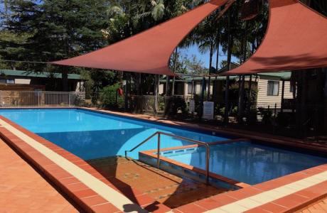 Kui Parks, Twin Dolphins Holiday Park, Tuncurry, Pools