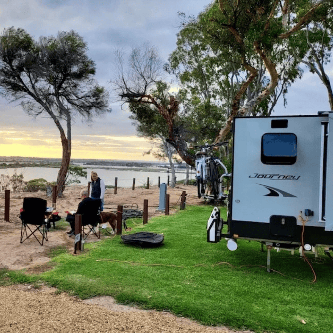 Minlaton Caravan Park van site