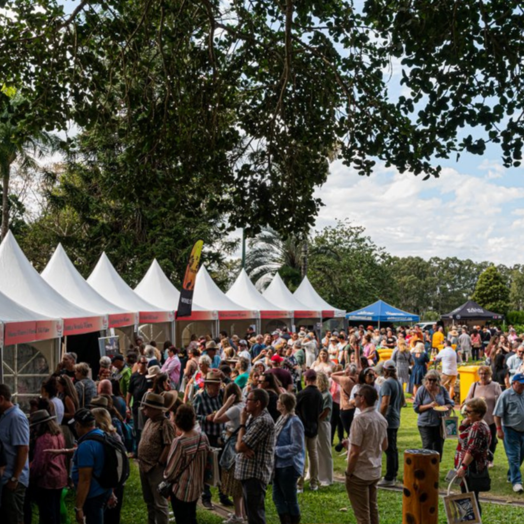 Relish Food And Wine Festival Fraser Coast Kui Parks Market Stalls 