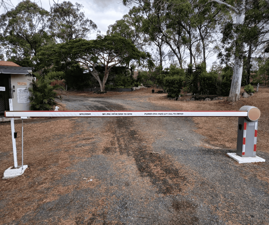 Mount Larcom Boom Gate