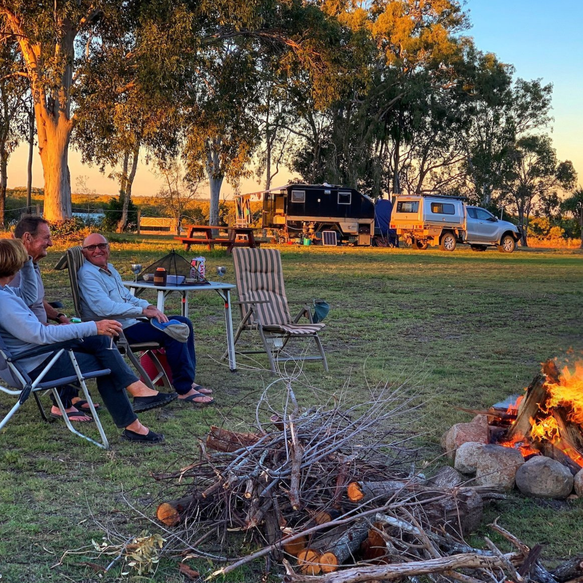 Riverside Burrum Heads, Kui Parks, Fraser Coast, Community, Campfire
