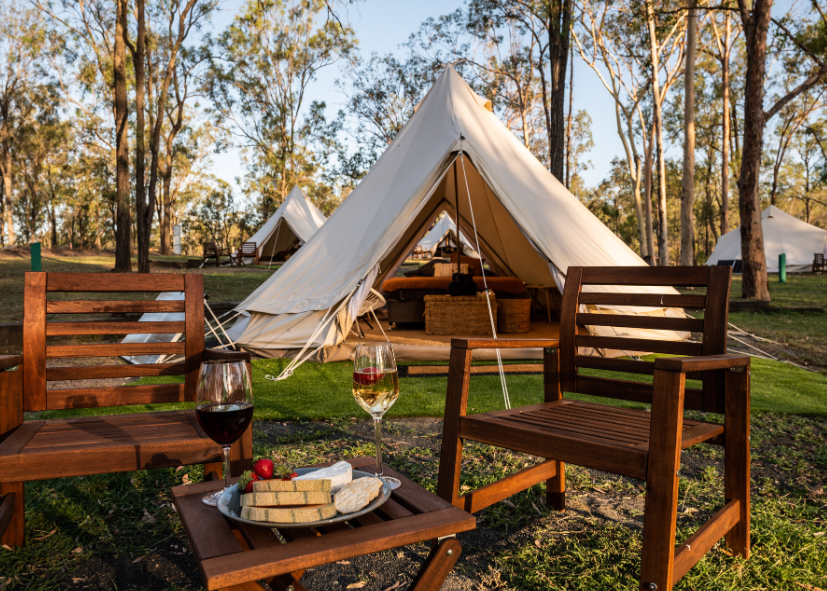 lake wivenhoe campground kui parks glamping