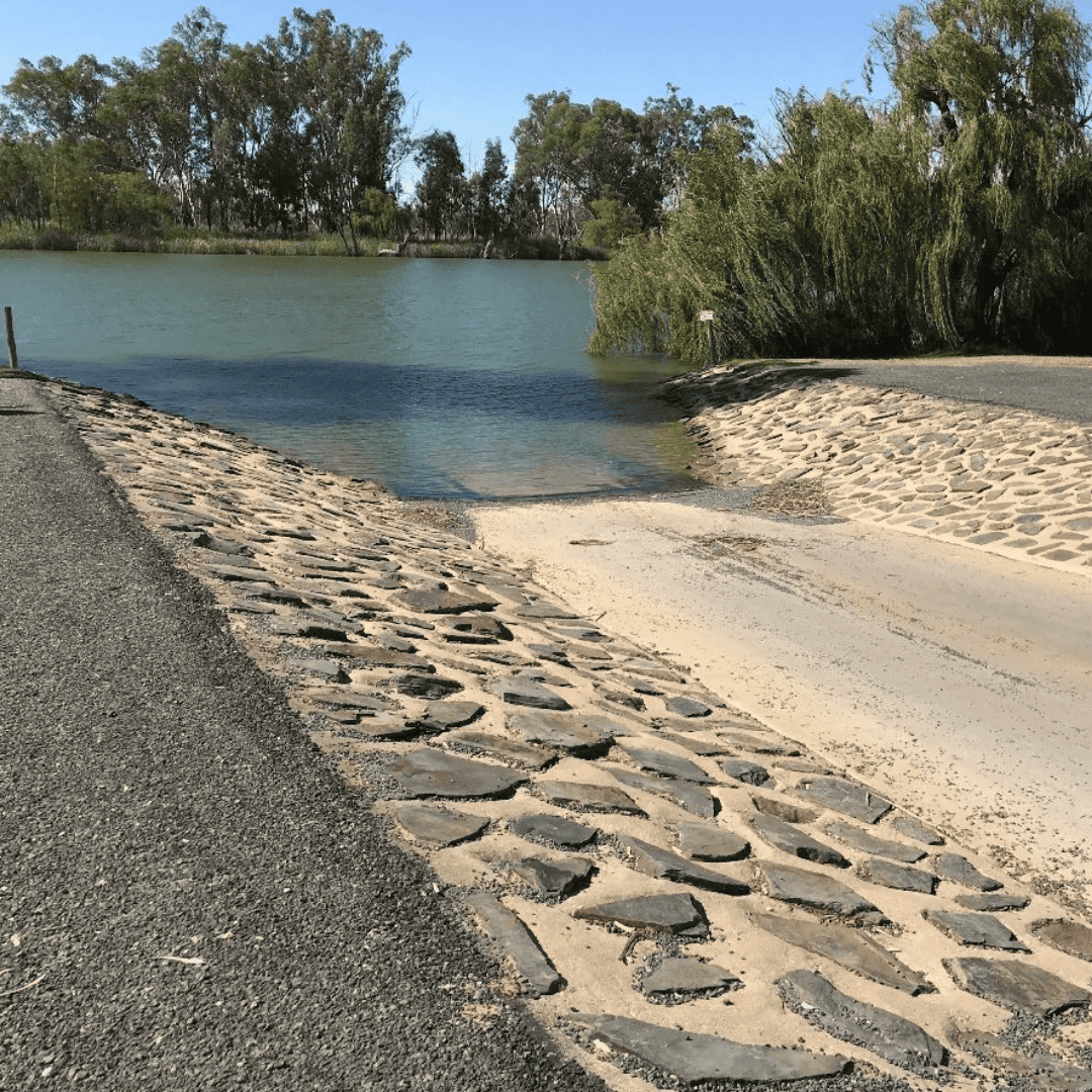Kingston-on-Murray’s boat ramp