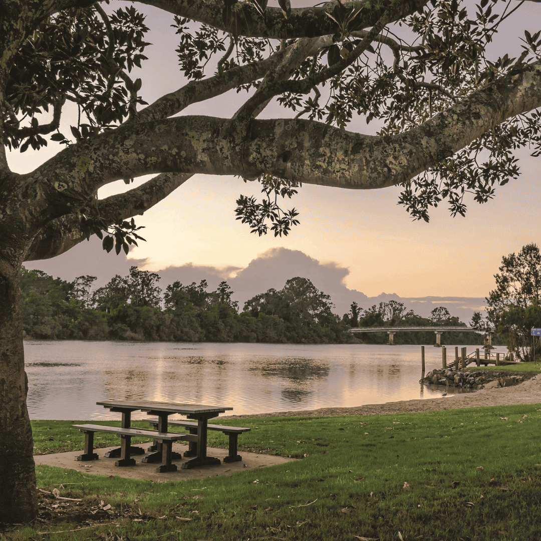 Coraki Riverside Caravan Park Park Bench