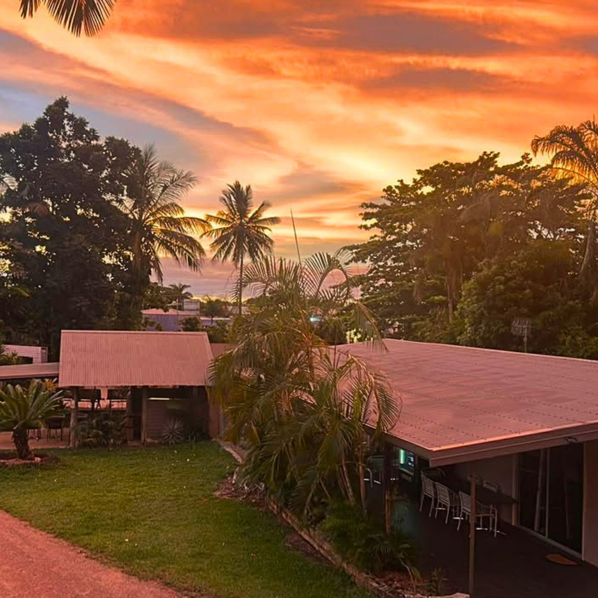Queensland Road Trip Part 3 Kui Parks Cassowary Coast Tropical Hibiscus Caravan Park Sunset