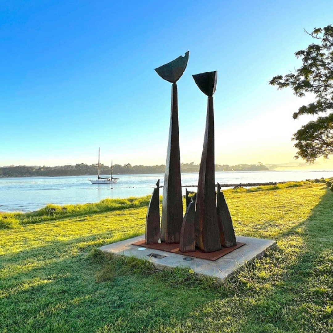 Sculpture for Clyde Dalmeny Campground Mystery Bay Campground Moruya North Head Campground Kui Parks Grassy Water