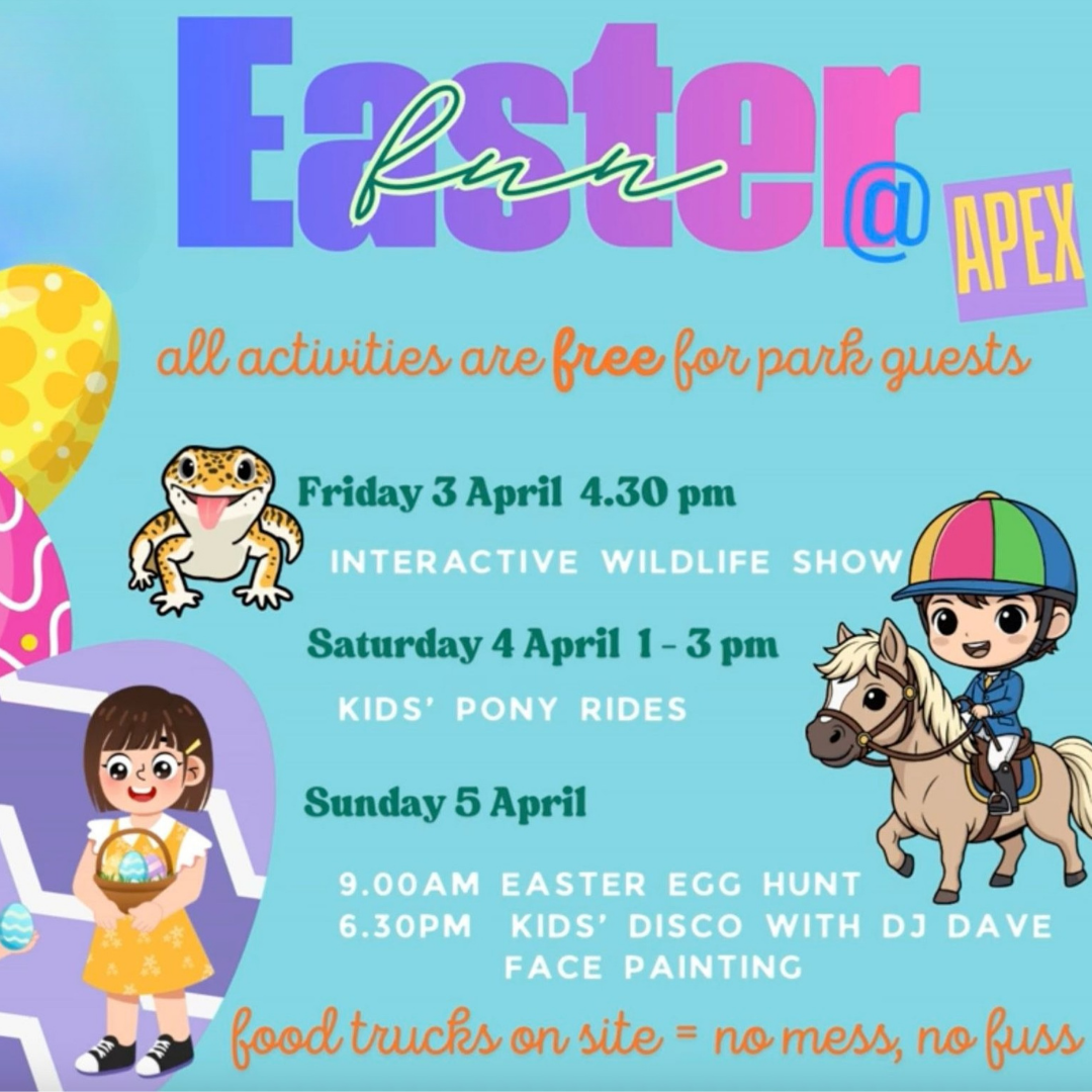 Easter Weekend Events Apex River Beach Holiday Park Kui Parks Easter Kids Activities