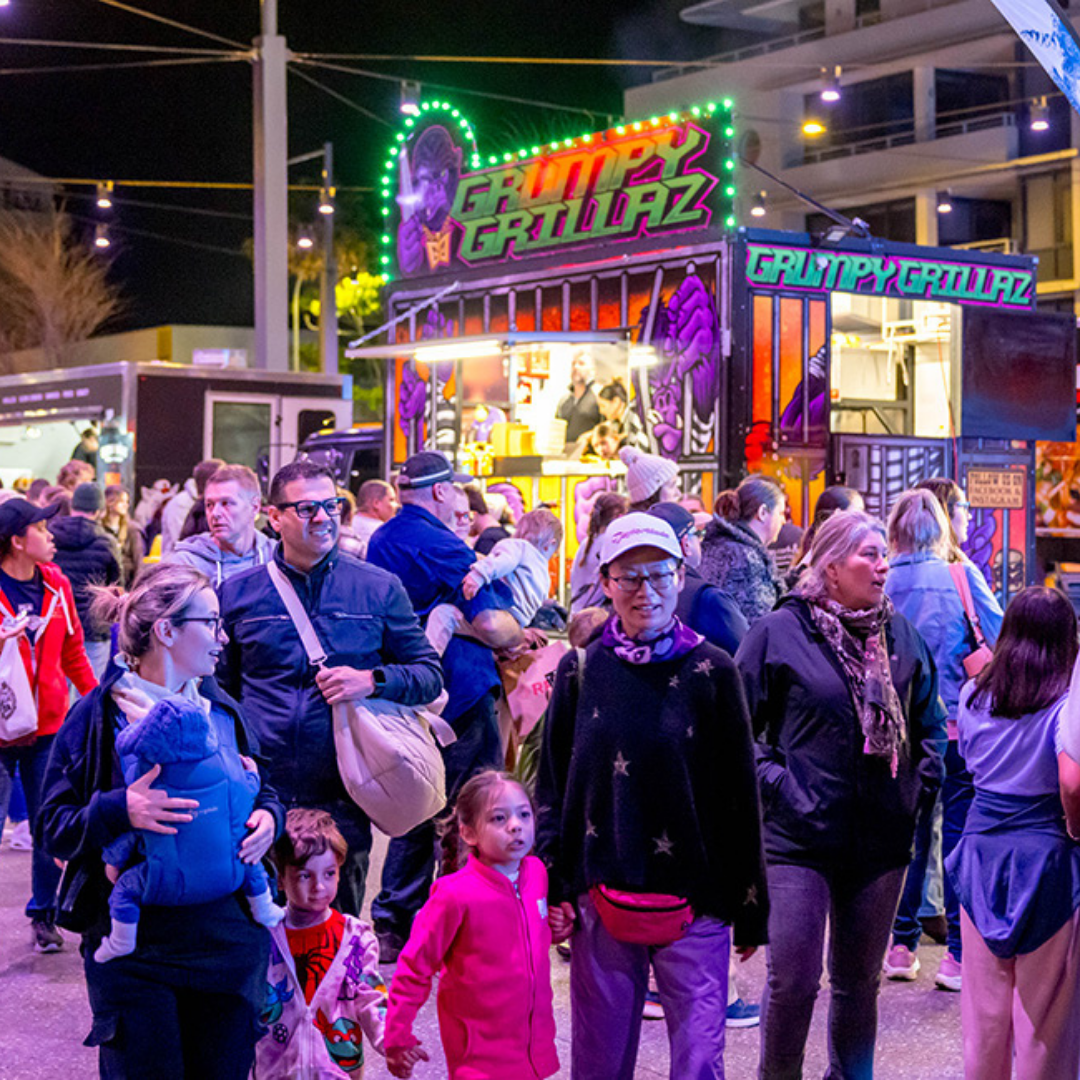 ArtWalk 10 Year Anniversary Diamond Waters Caravan Park Kui Parks Market Food Stalls