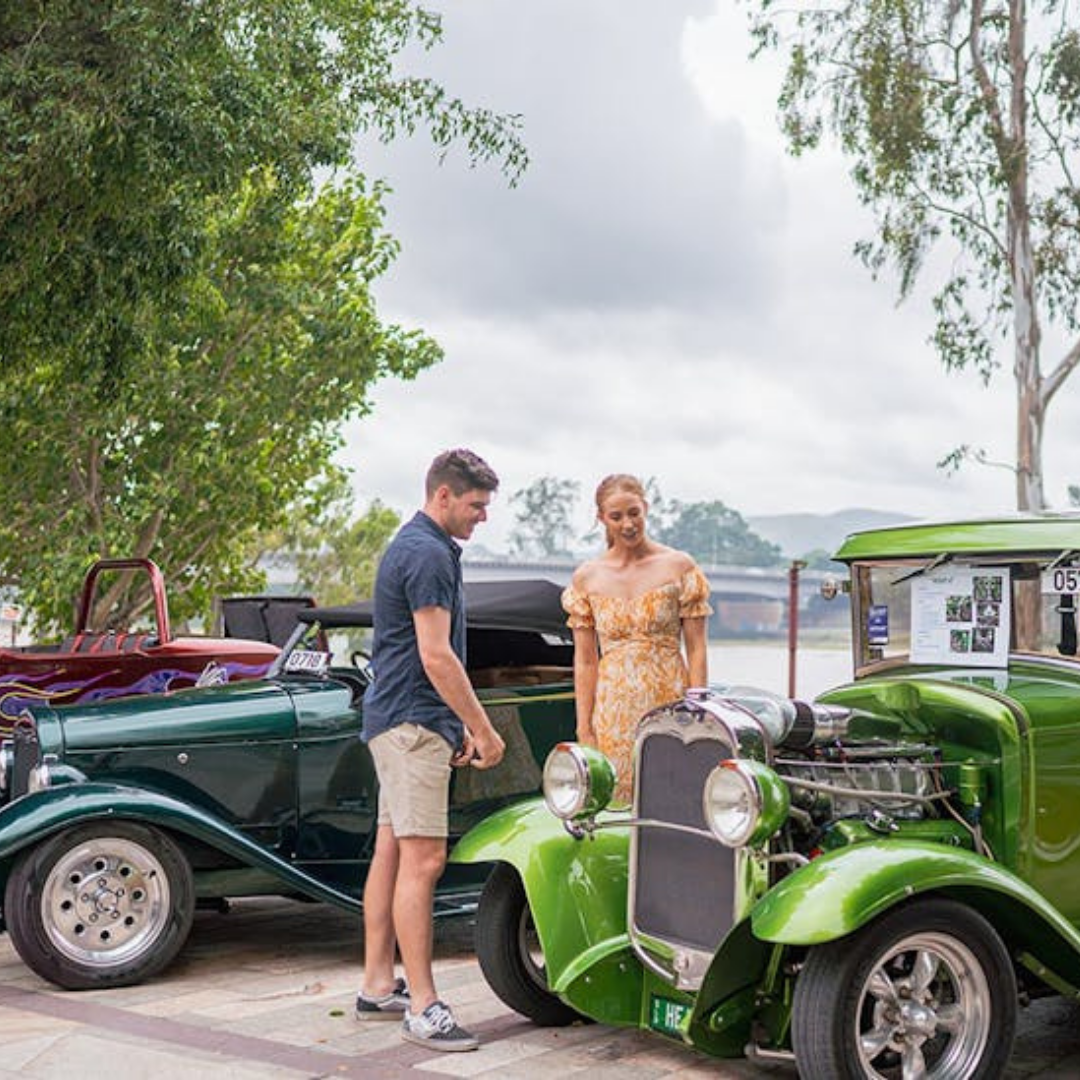 Rockynats 06 car and bike festival Mount Larcom Tourist Park Kui Parks Car Show