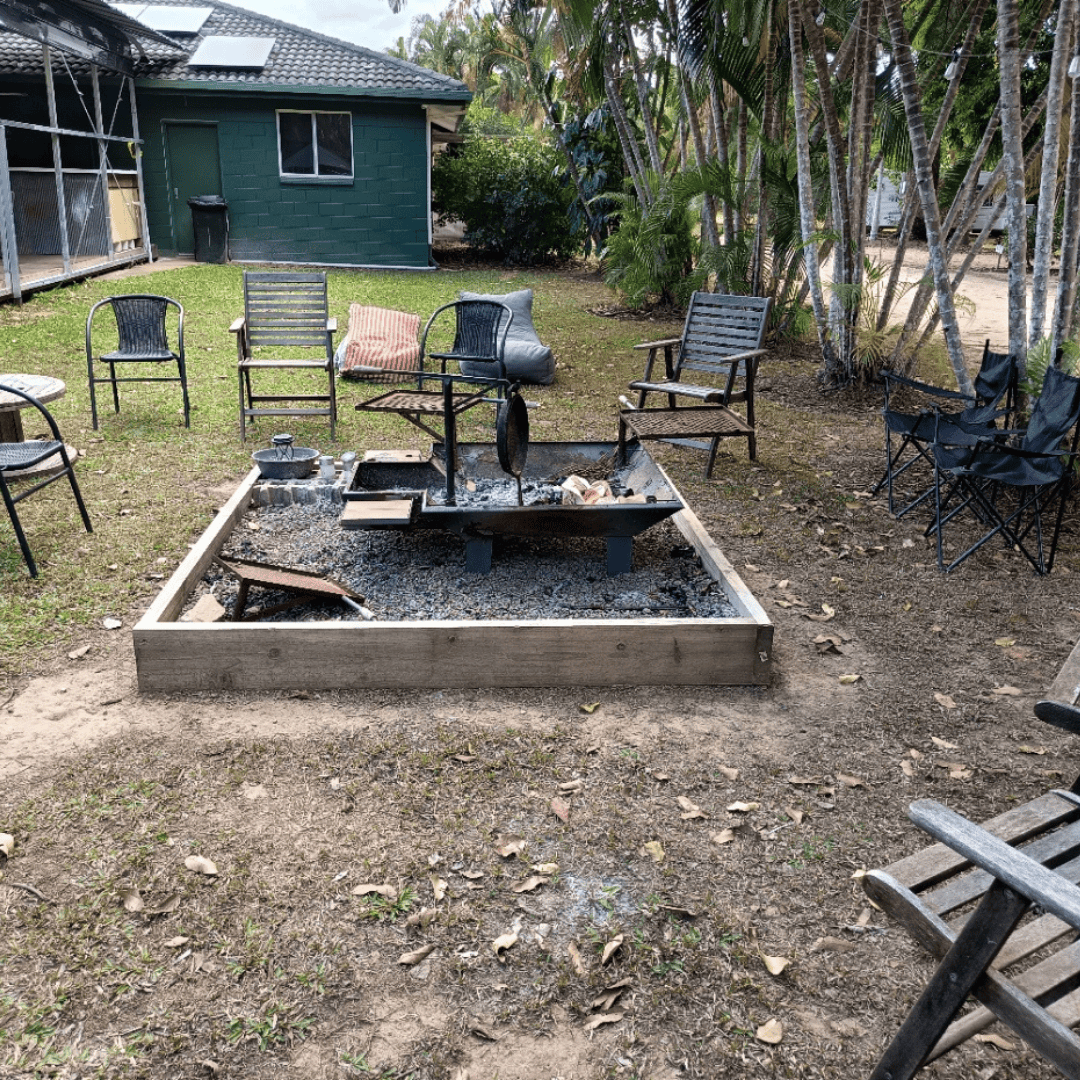 crystal creek caravan park campfire