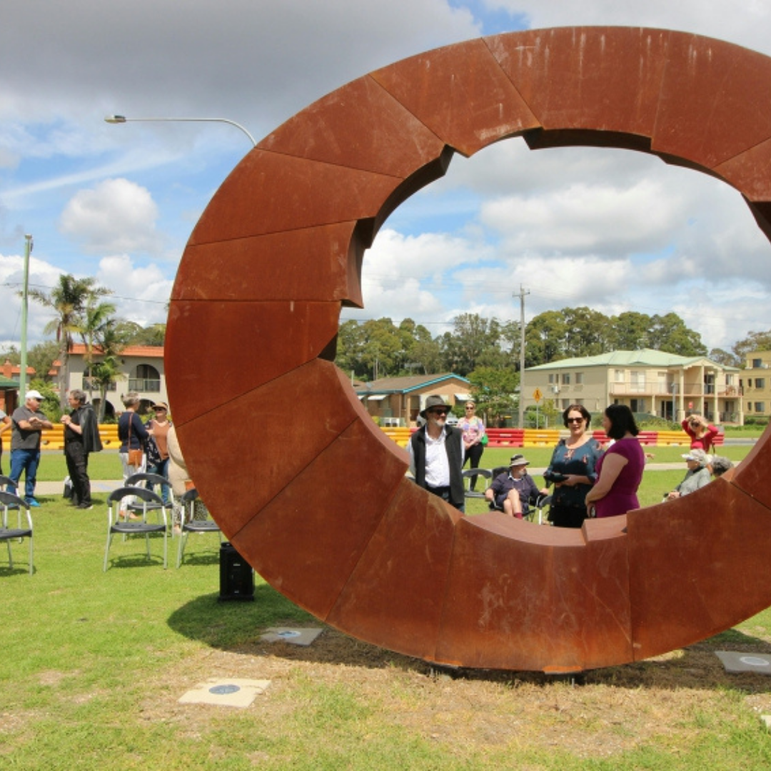 Sculpture for Clyde Dalmeny Campground Mystery Bay Campground Moruya North Head Campground Kui Parks Community People