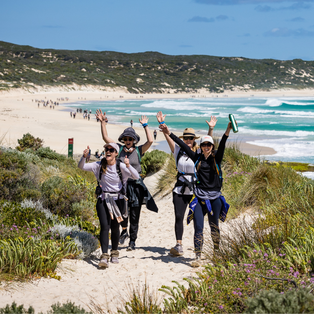 Coastrek Hiking Fundraiser Charity Walk Wild Women On Top South Coast Moruya North Head Campground Dalmeny Campground Mystery Bay Campground Kui Parks Beach Walk