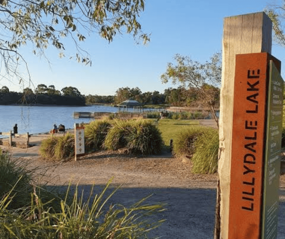 Lilydale Lake Sign