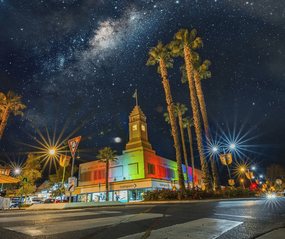 mildura town night
