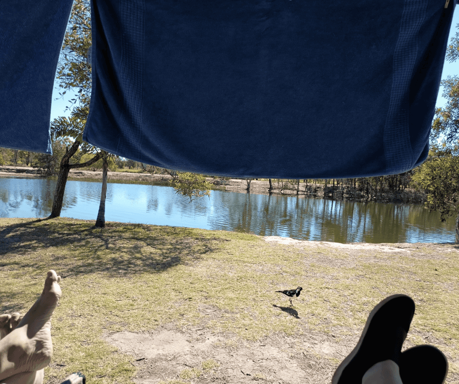 Relaxing By The Water