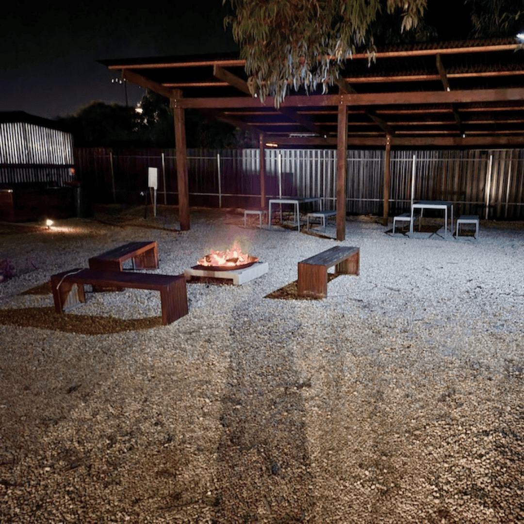 Waterfront Holiday Park fire pit