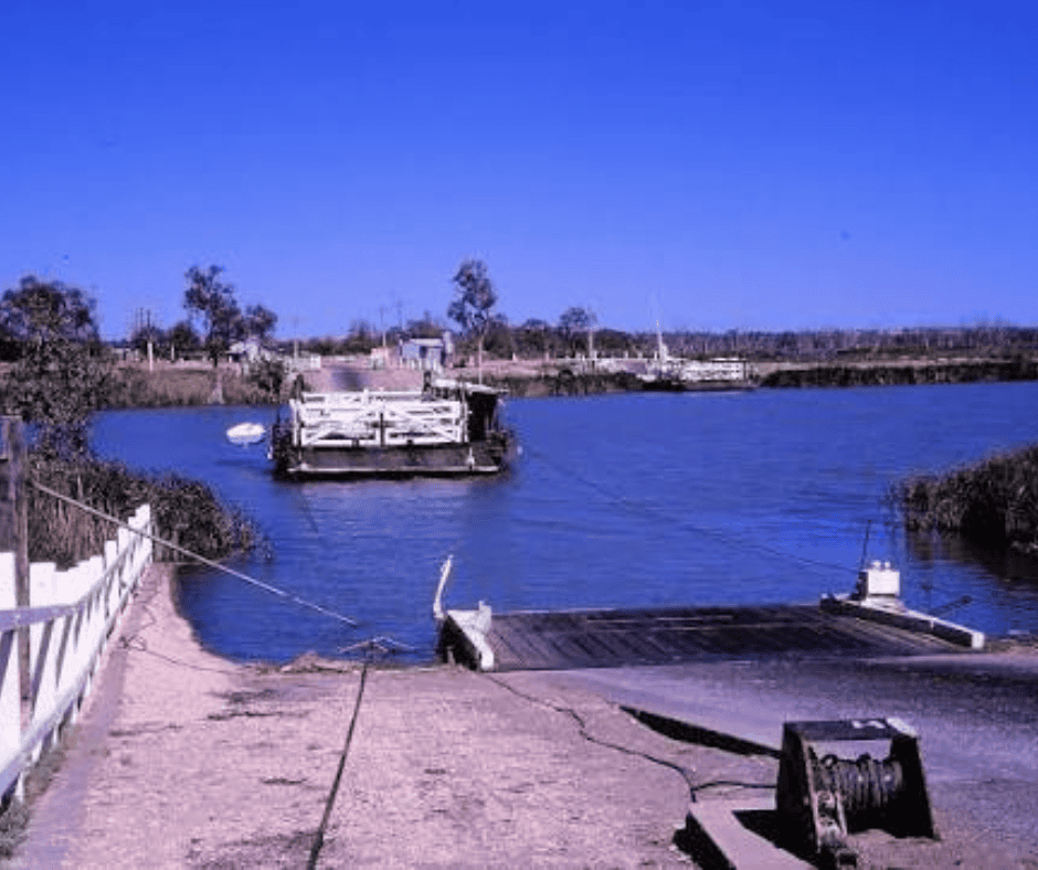 Kingston-on-Murray’s old cable ferry