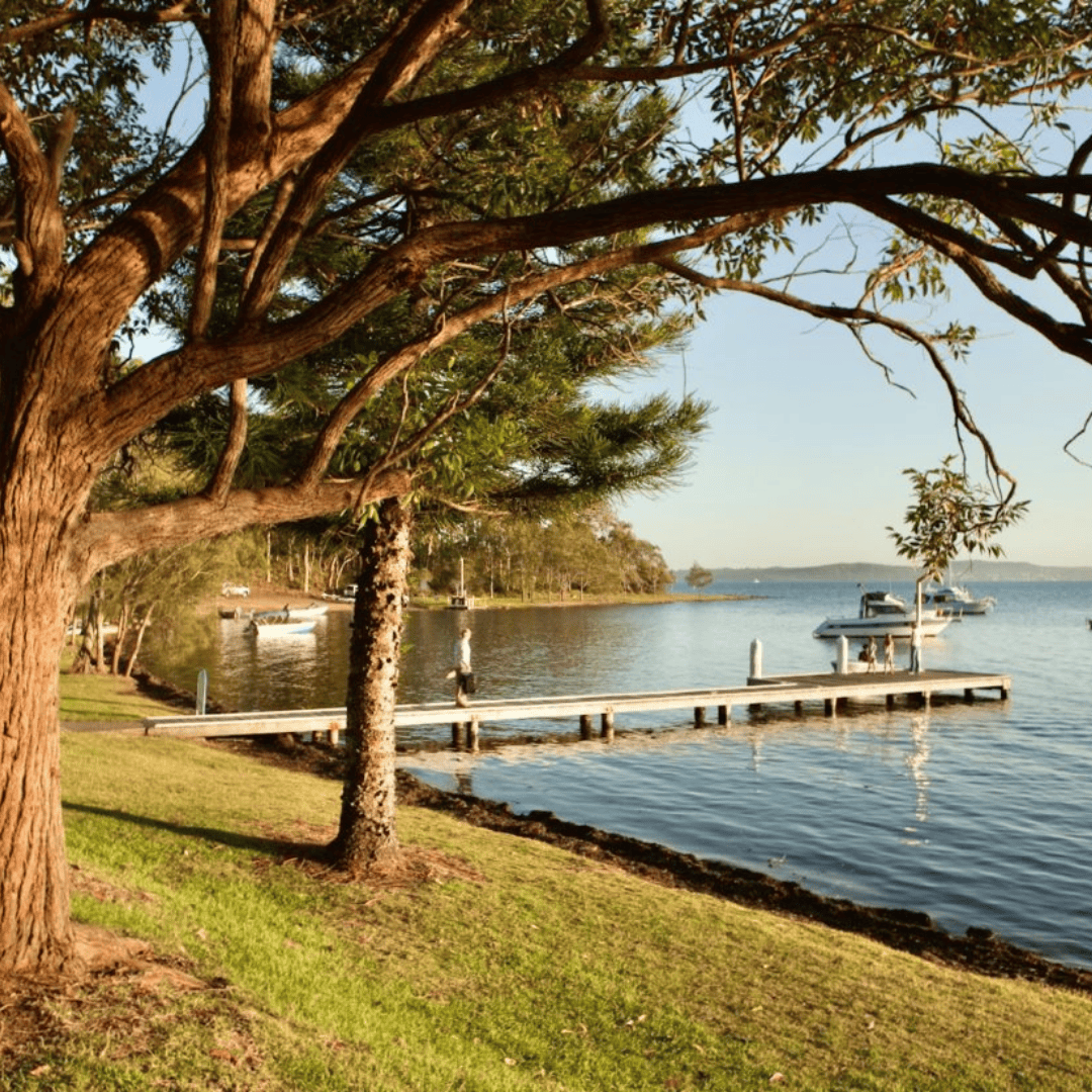 Wangi Point Holiday Park Jetty