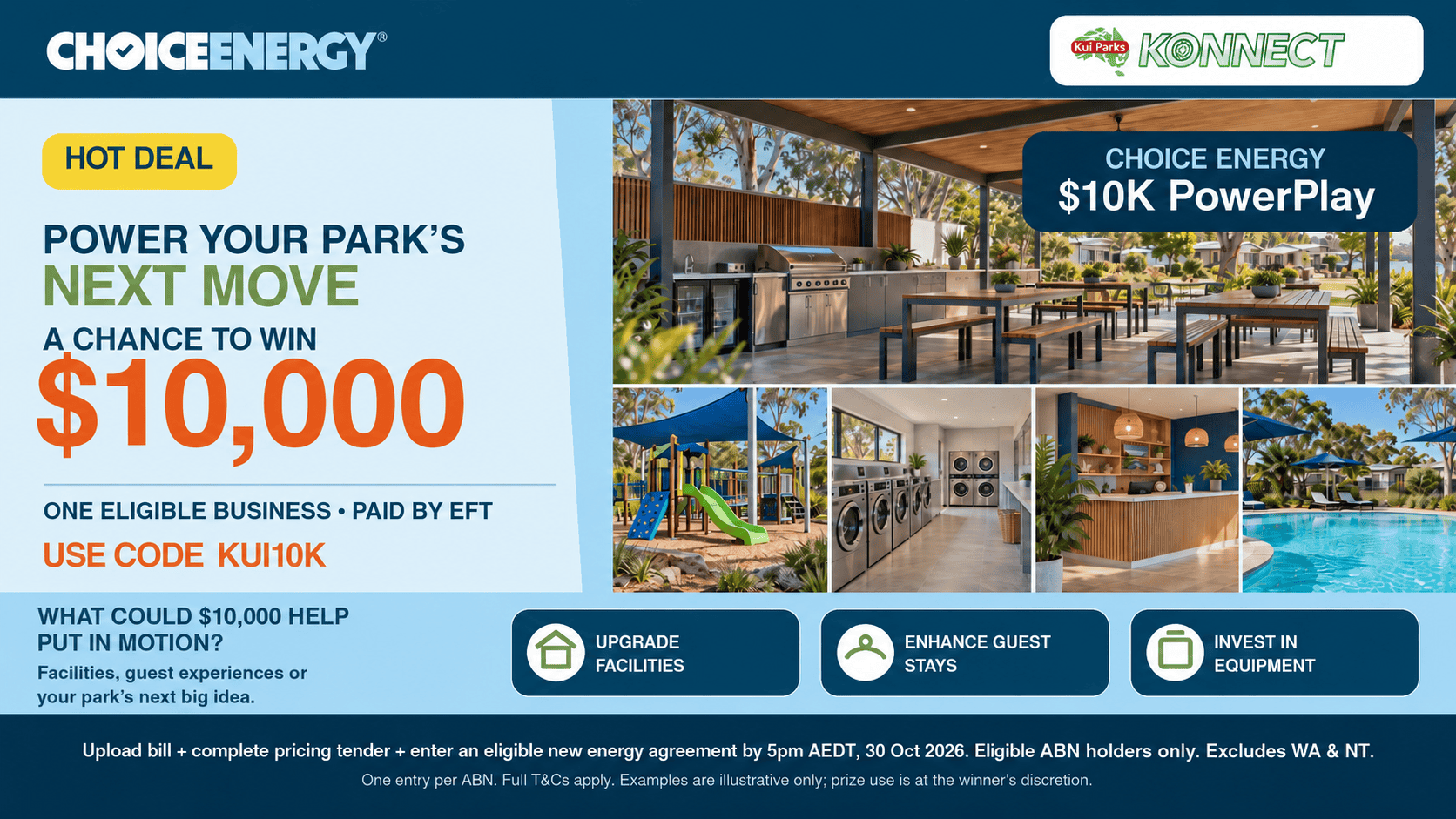 POWER YOUR PARK’S NEXT MOVE – AND YOU COULD WIN $10,000!