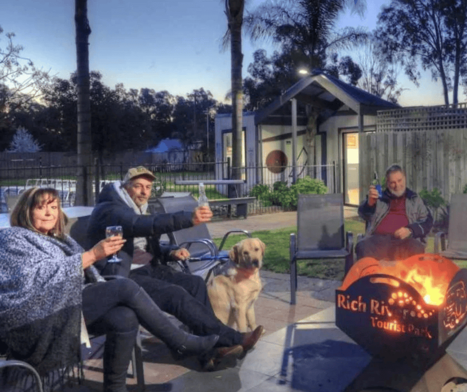 Rich River Tourist Park Fire pit