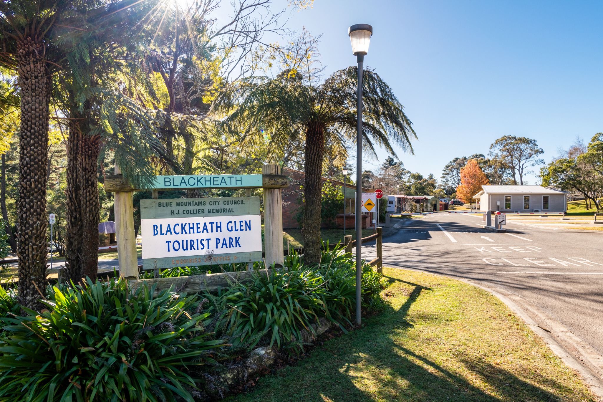 Blackheath Glen Tourist Park Kui Parks Entrance