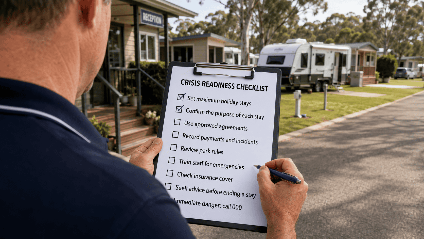 park checklist