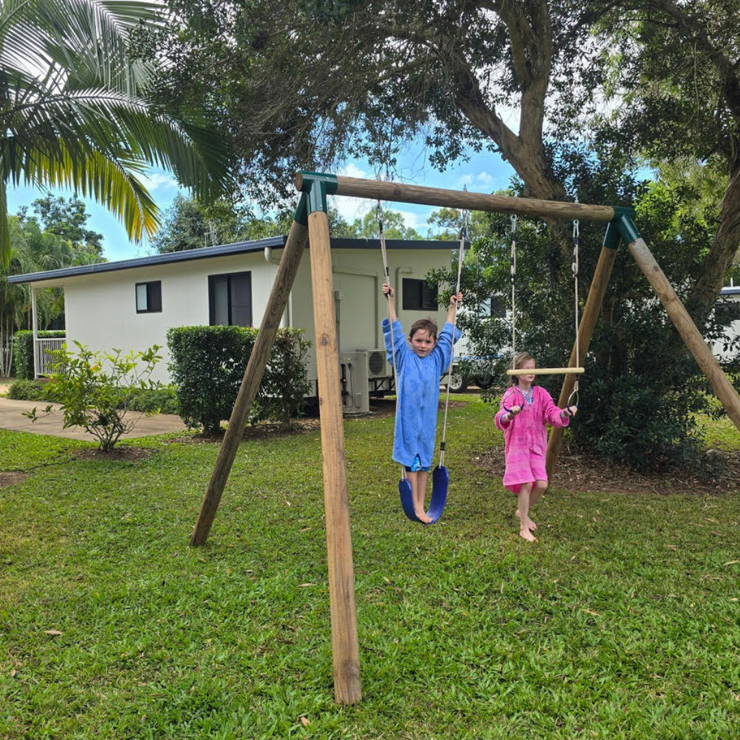 Crystal creek caravan park kui parks swings