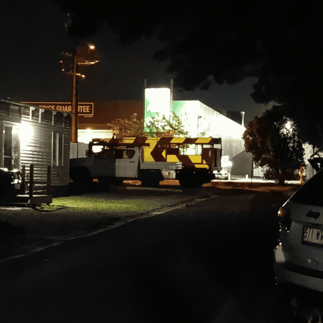 Great light at night