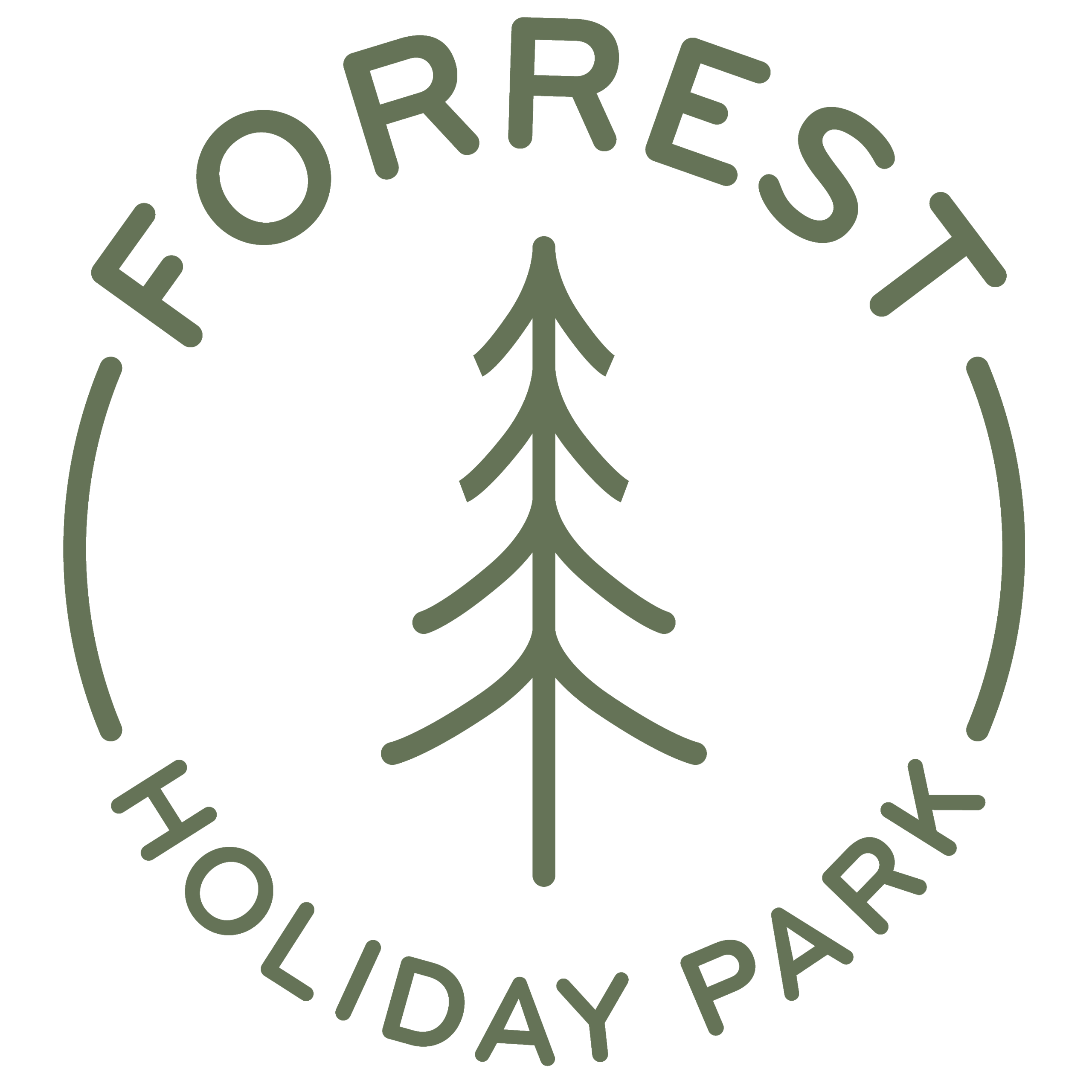 Forrest Holiday Park logo.