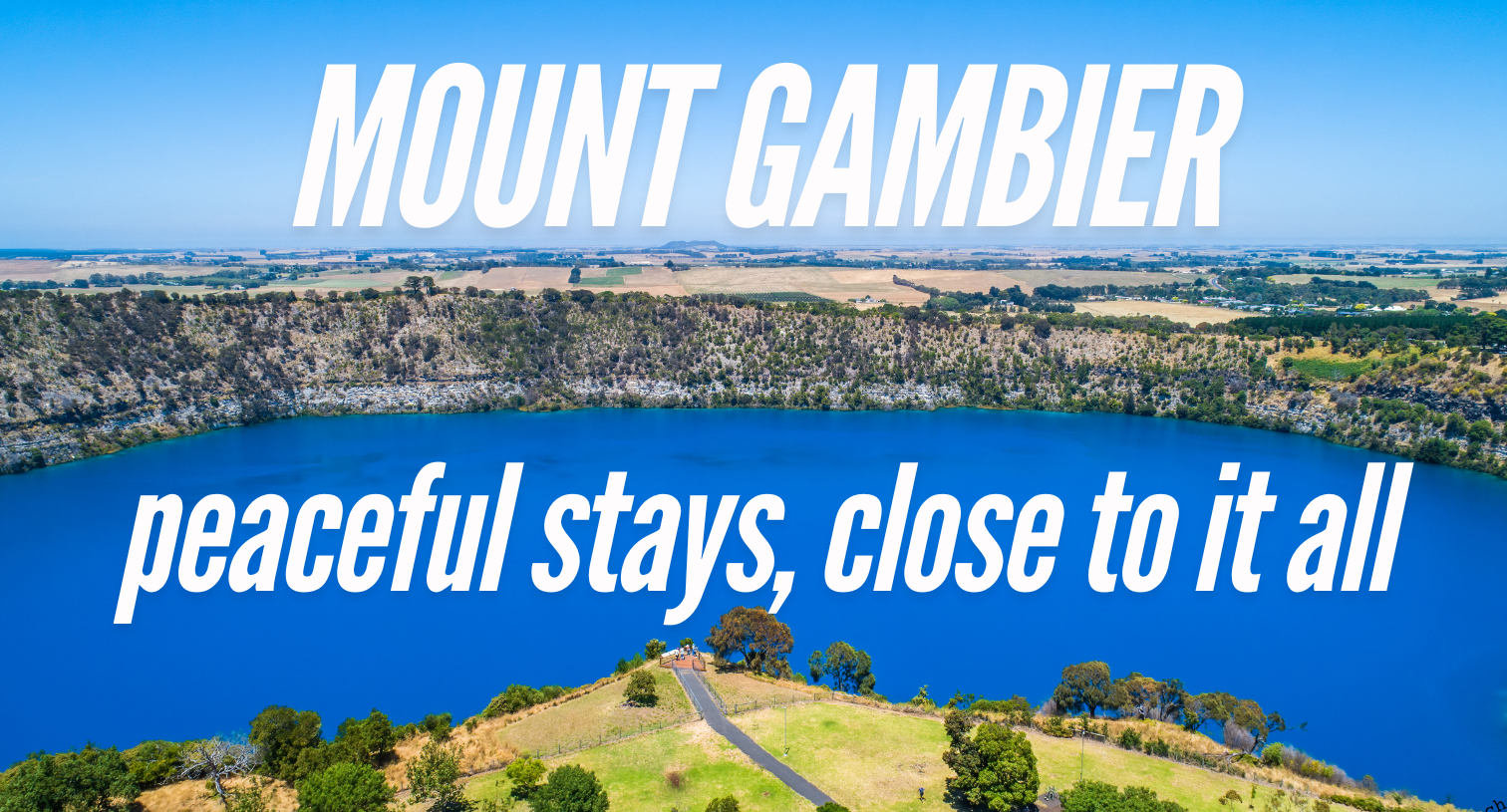 Mt Gambier Central Caravan Park SA.