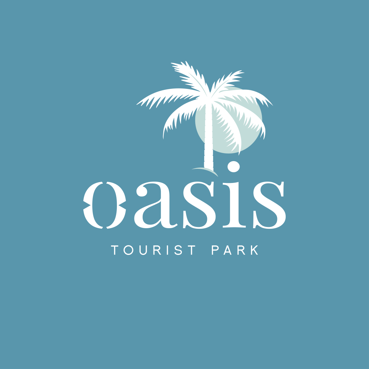 Oasis Tourist Park logo.
