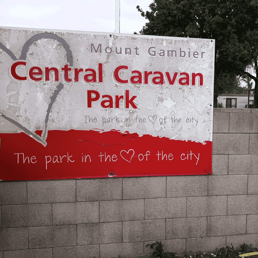Mt Gambier Central Park Sign