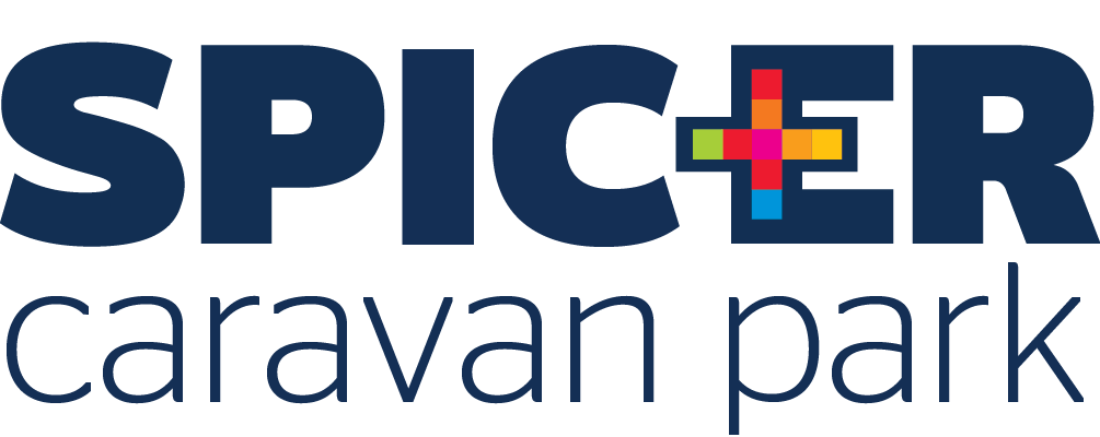 Spicer Caravan Park logo.