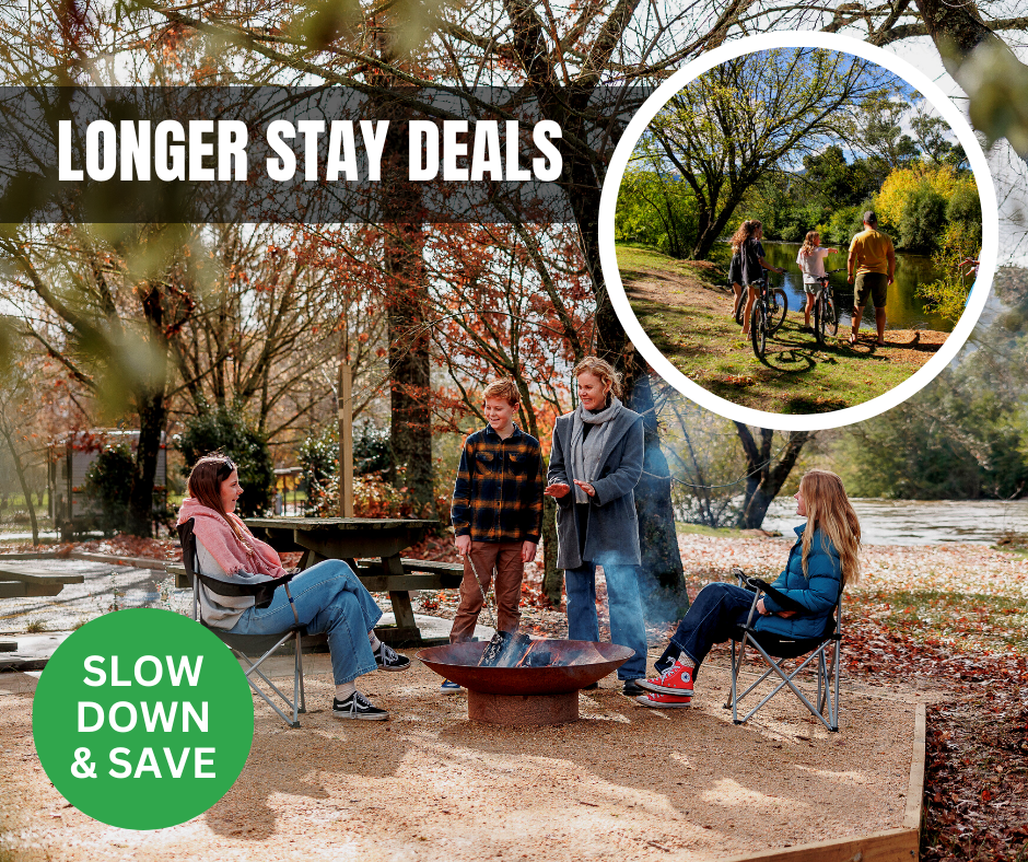 tawonga tourist park longer stay deals