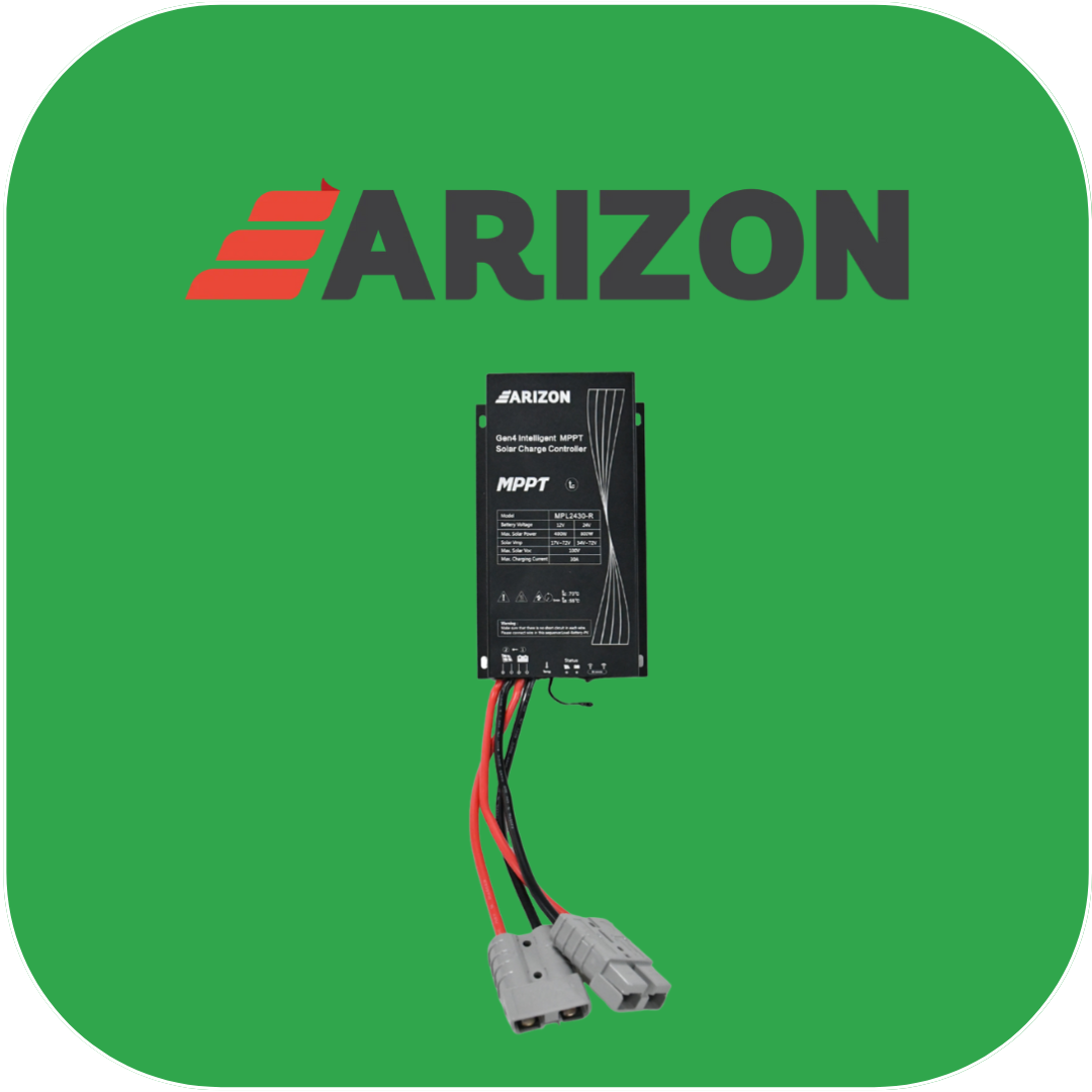 arizon solar panel kit plug