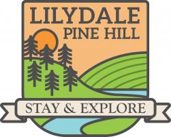 Lilydale Pine Hill Caravan Park logo.