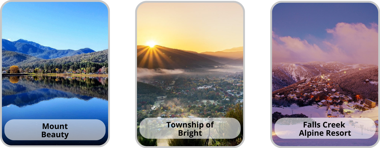 mount beauty township of bright falls creek alpine resort